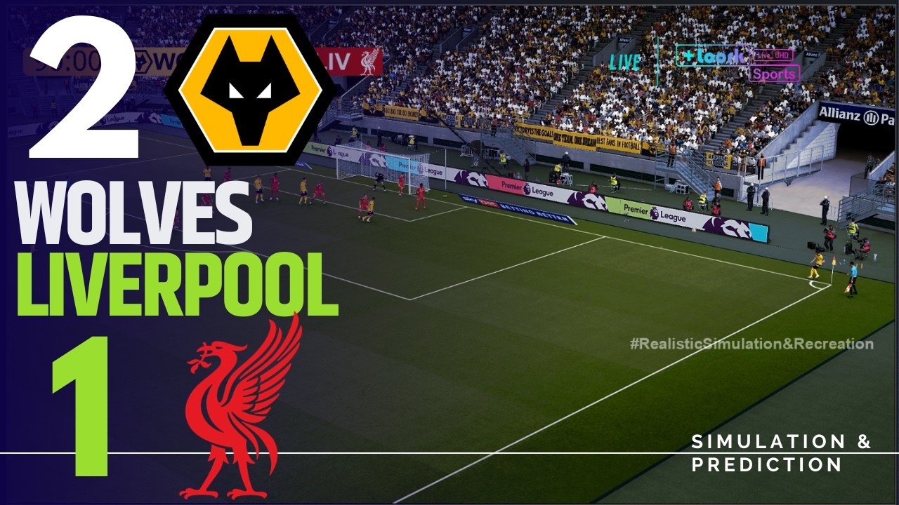 Wolves vs. Liverpool LIVE 🔴 | Premier League 25/26 | Virtual Football Simulation