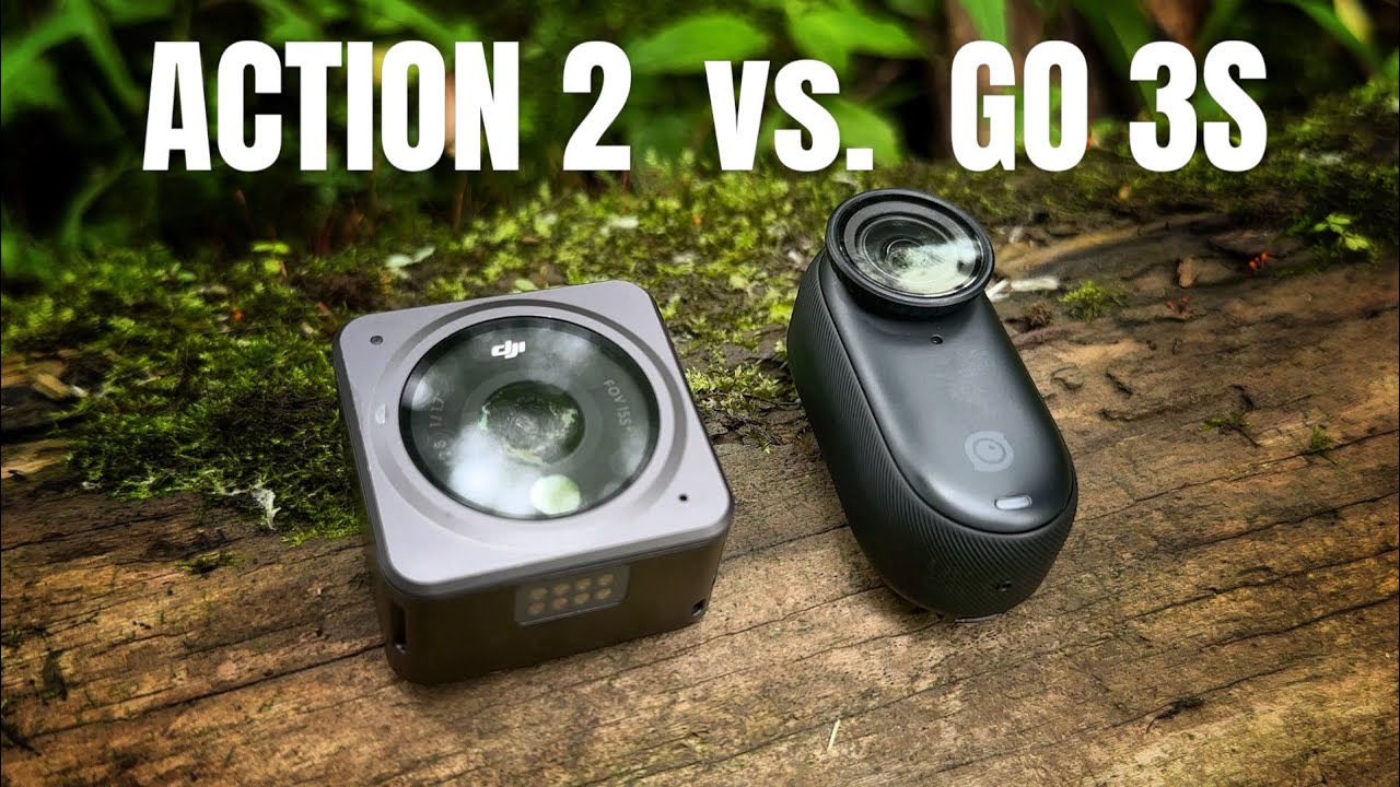 Insta360 Go 3S против DJI Action 2 — лучшая компактная экшн-камера для съёмки от первого лица