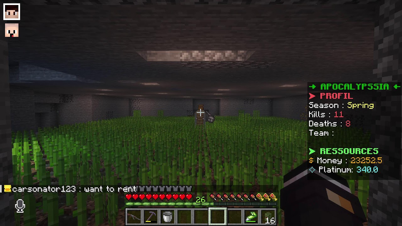 Minecraft live auf apocalypssia