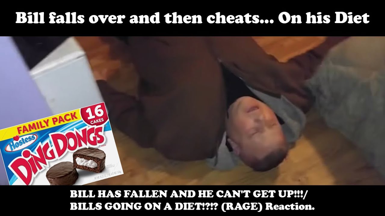 Bill falls over and then cheats... on his diet | Bill falls over/Bill goes on a diet duo reaction.