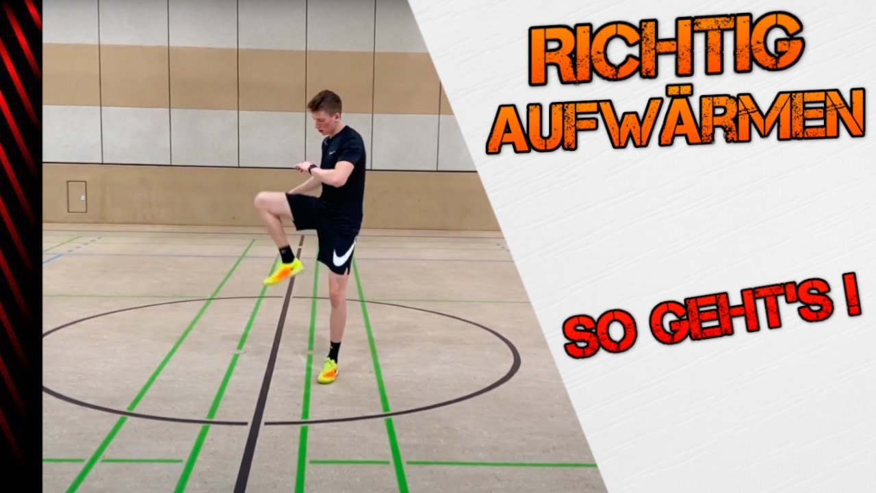 Fußball Aufwärmen!| Aufwärmprogramm für Fußballer!