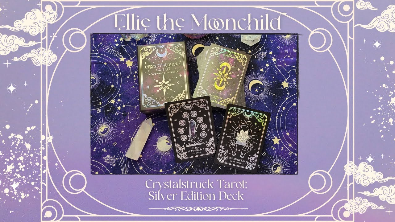 Crystalstruck Tarot: Silver Edition  ~ Unboxing & Flip-through!