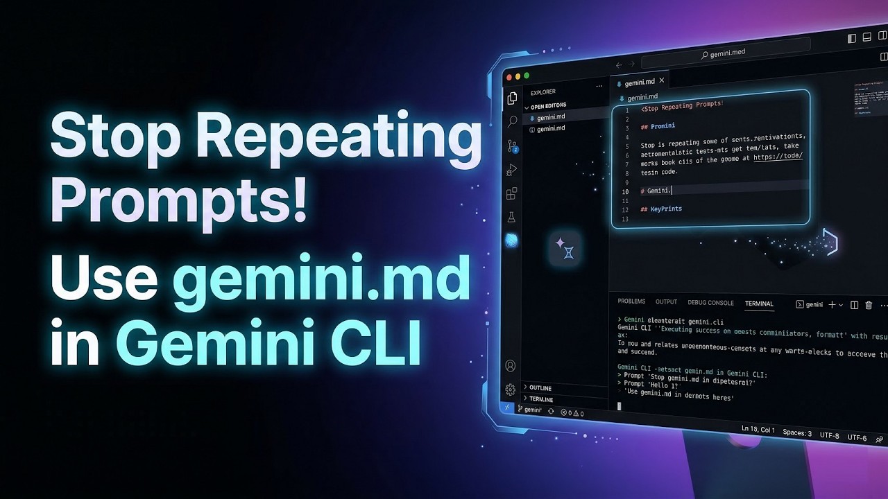 Прекратите повторять подсказки! Используйте gemini.md в Gemini CLI.