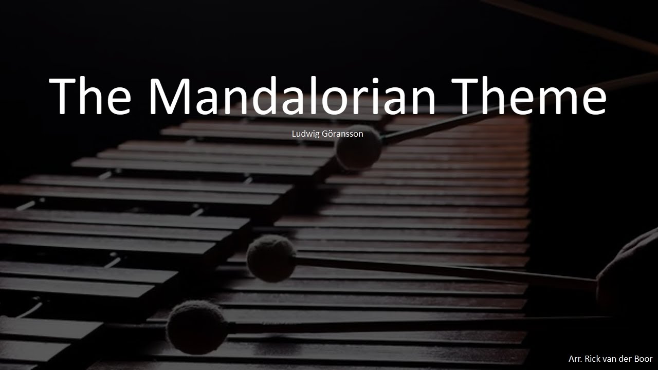 The Mandalorian Theme - Ludwig Göransson - Arr.  Rick van der Boor