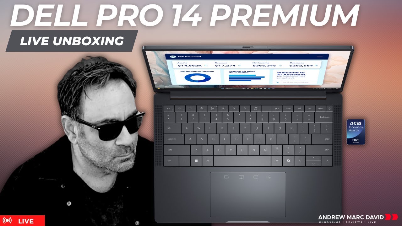 World Premiere Dell Pro 14 Premium - Live Unboxing & Testing