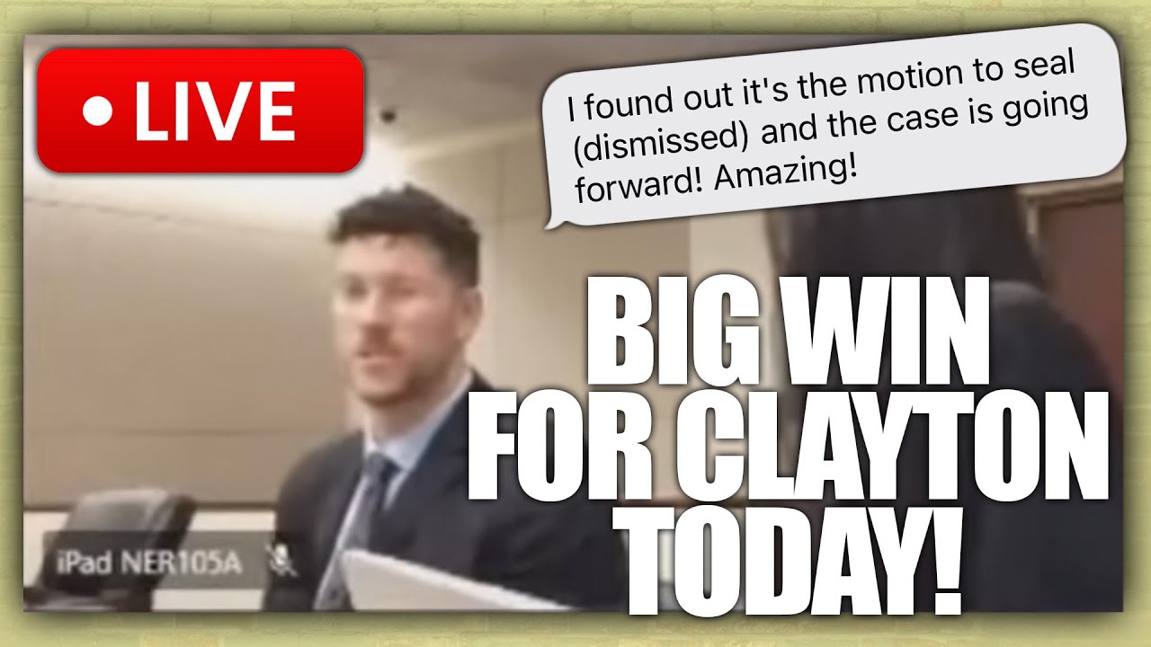 Bachelor Clayton Echard Has Major Wins In Court Battle Today - COURTHOUSE REPLAY!