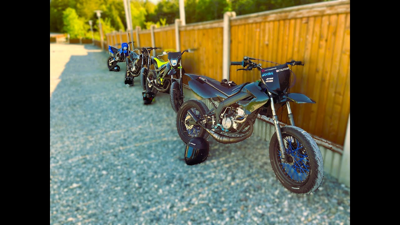 4 Gearmaskiner P&aring; Tur // Wheelies, raw 2 stroke and more // Knallertvlog #2