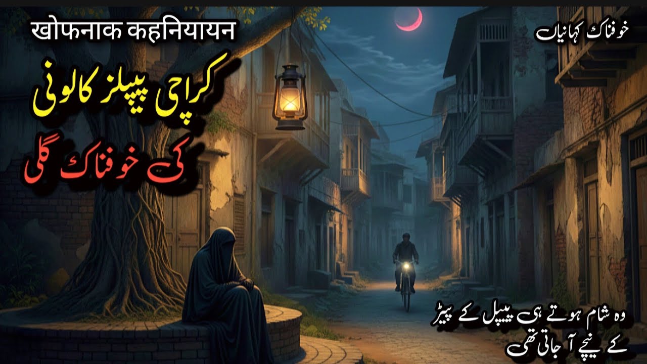 A Terrifying Scary Story Of Haunted Street Of Karachi|Horror Stories Urdu|Sachi Khofnak Kahaniyan 
