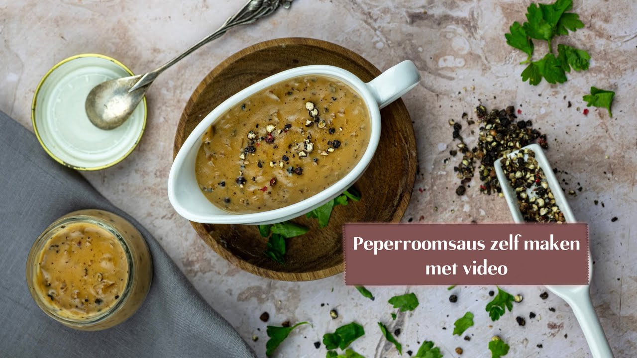 Peperroomsaus zelf maken met video