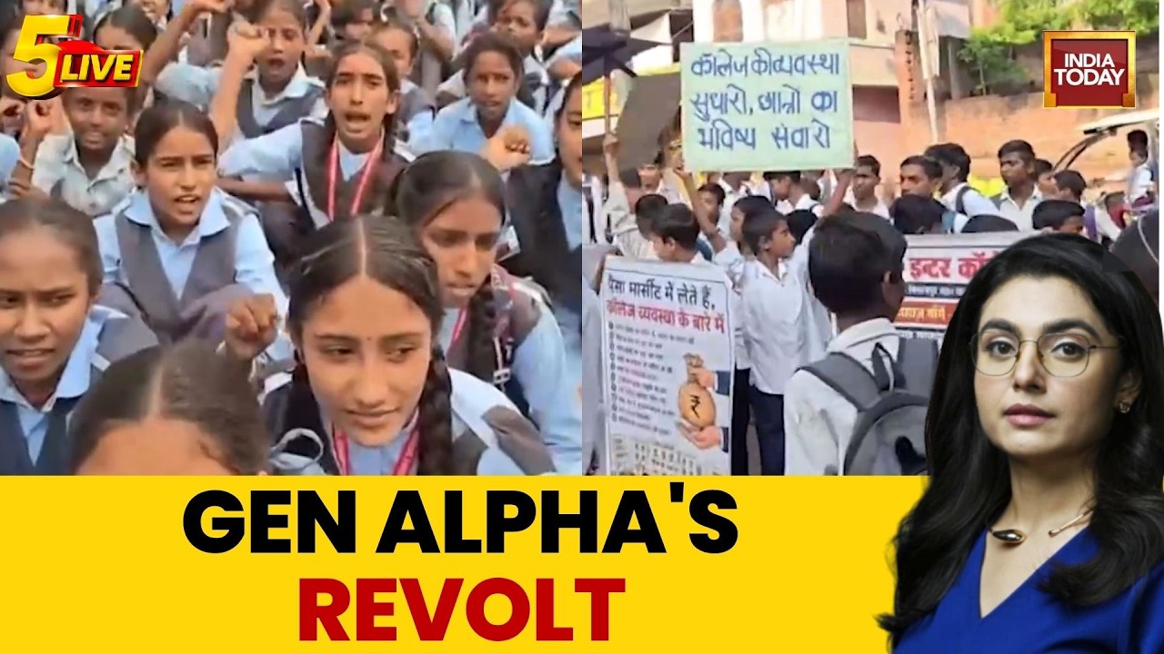 Gen Alpha Protests: School Children Across India Take To Streets For Basic Facilities & Transport