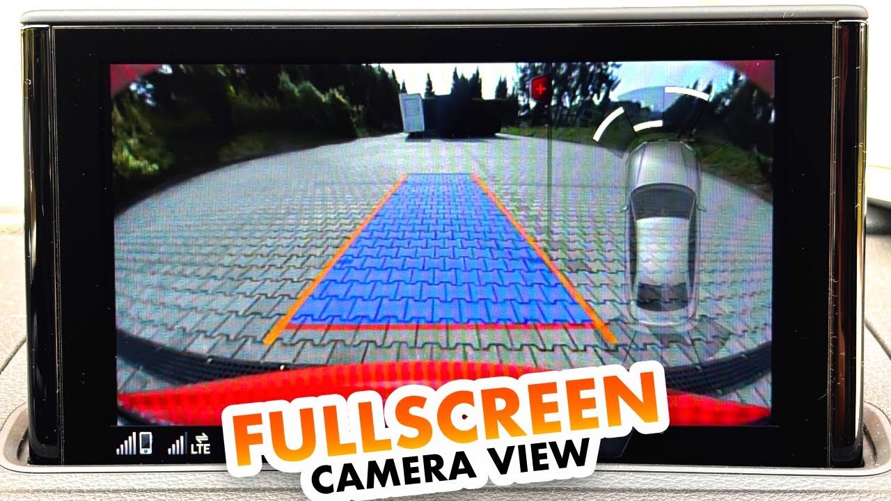 Audi A3 8V MMI MIB2 fullscreen rear-view camera