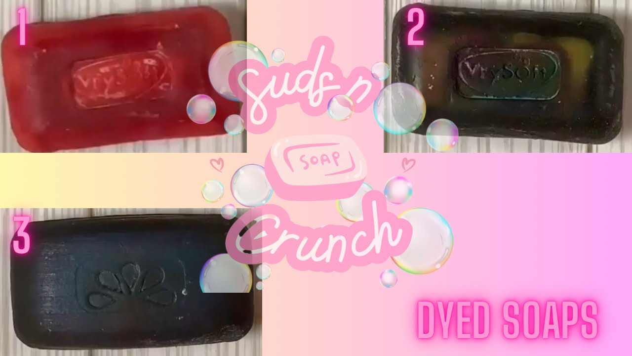 Dry Dyed Soap Cutting | 3 Bars