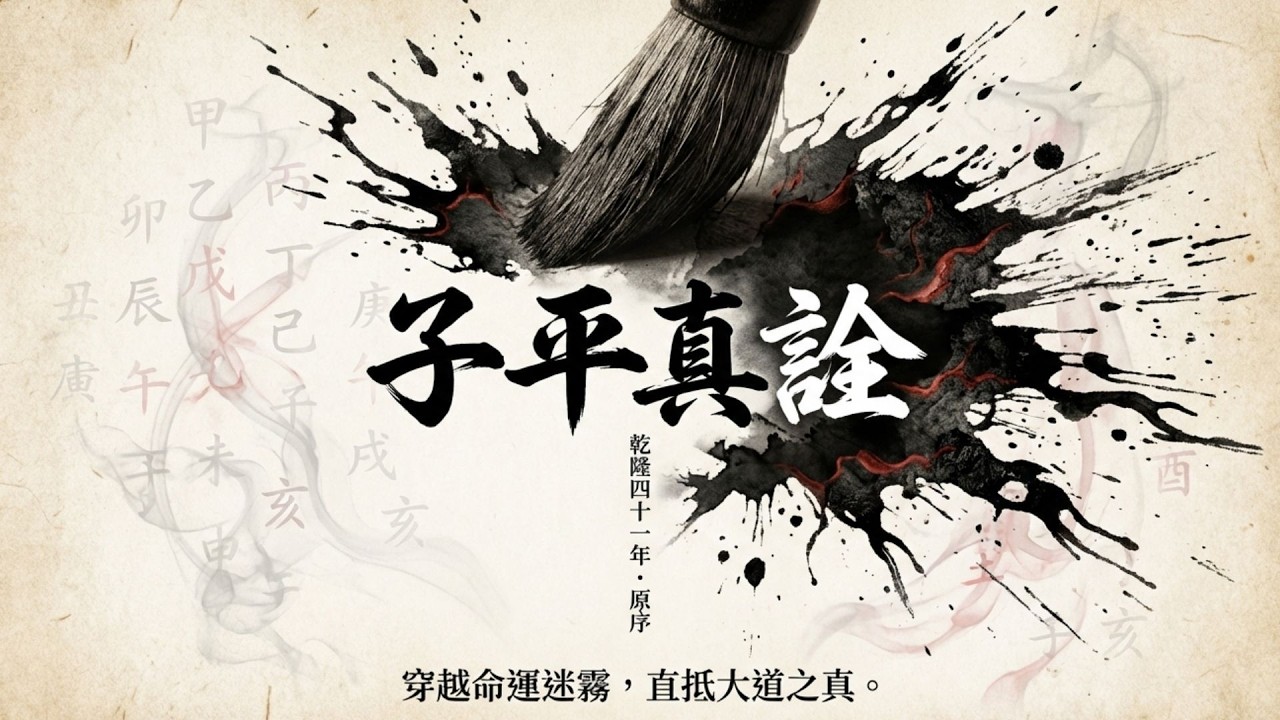 00.《命運說明書：解讀沈孝瞻「子平真詮」，教你如何在混亂世界中知命安身》#知命 #真詮 #造化