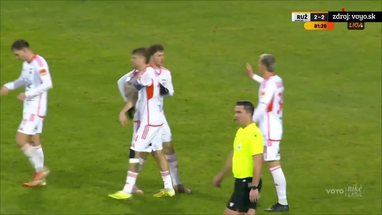 21. kolo NL: MFK Ružomberok - ŠK Slovan Bratislava 2:2 (MTR)