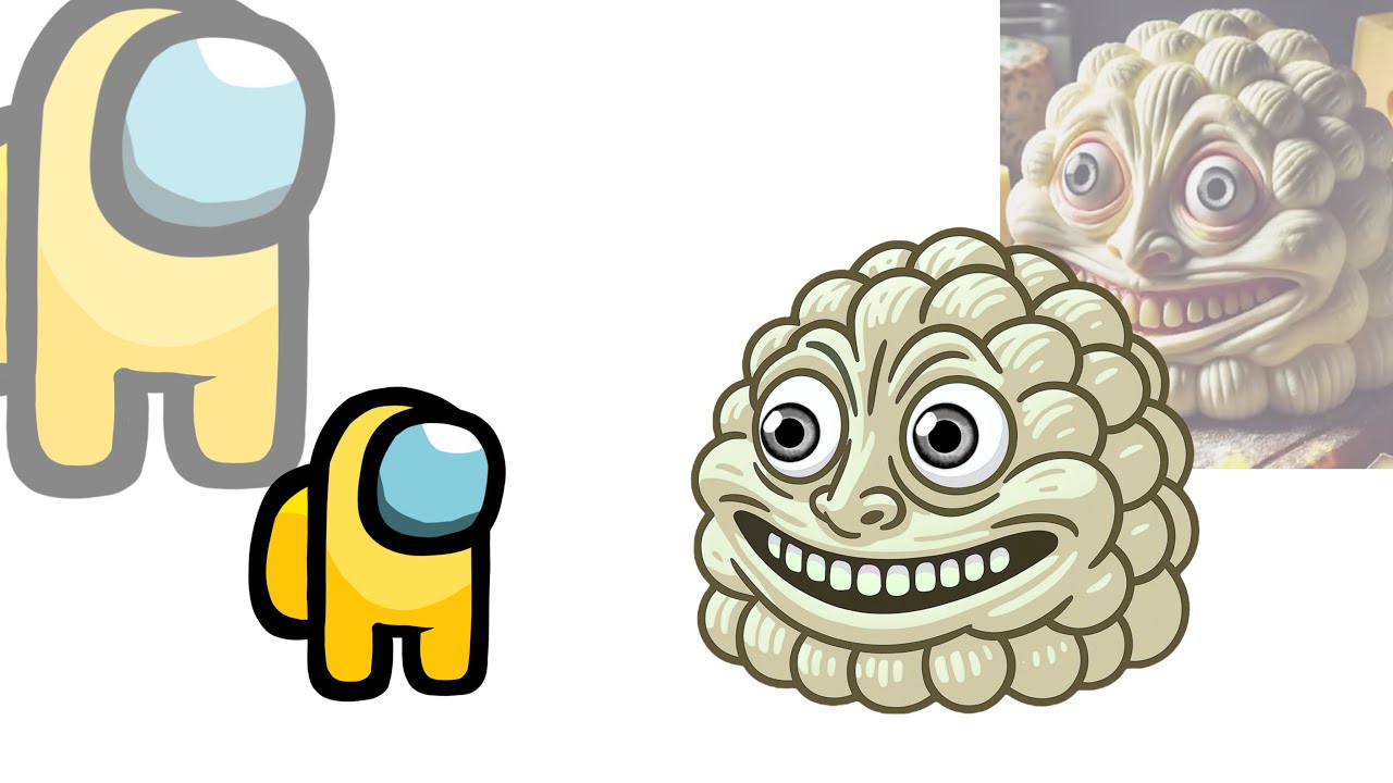 Mini Crewmate vs Italian Brainrot Characters | Among Us #italianbrainrot #animation #brainrot 