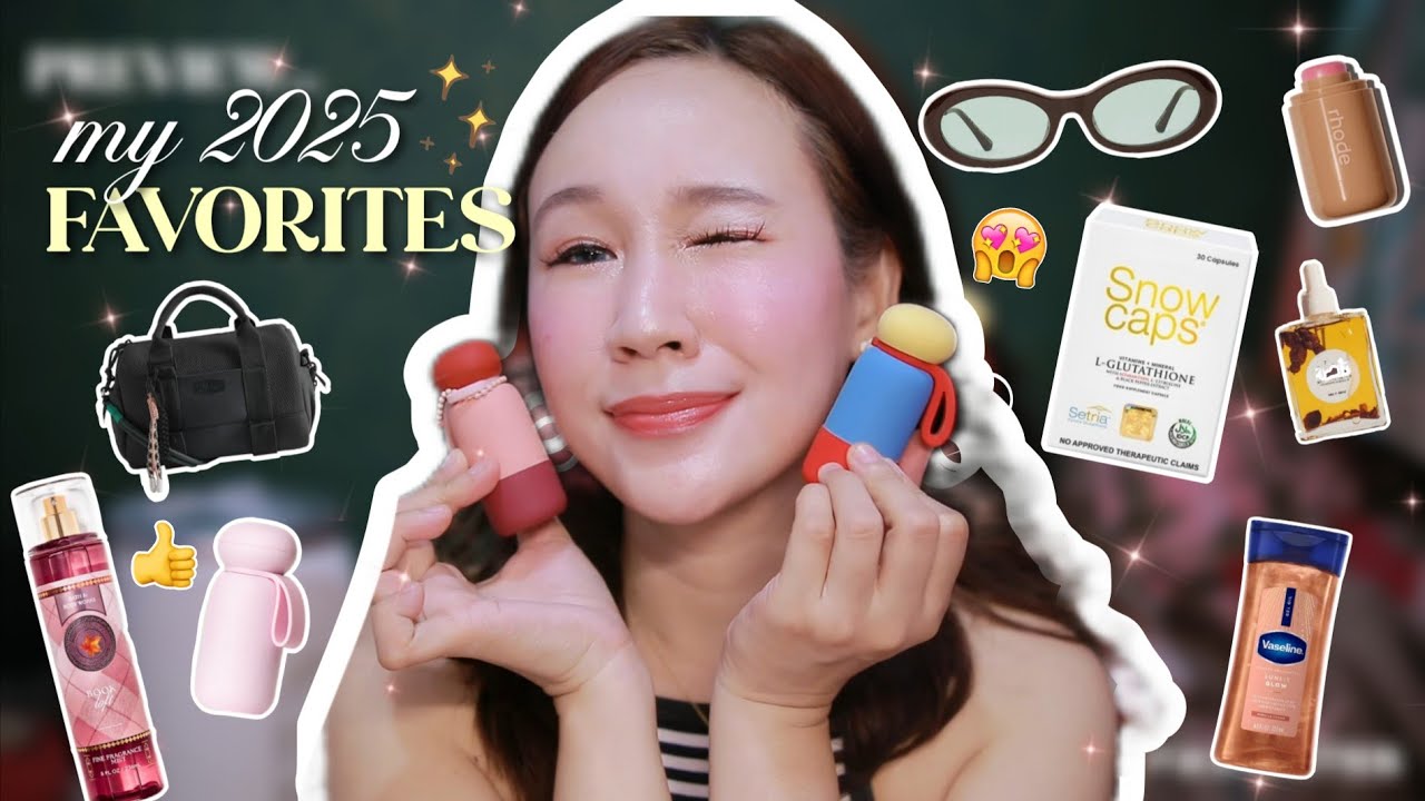 my 2025 FAVORITES 🌸 skin whitening, body care, bags, makeup 🩷 products i can't live without