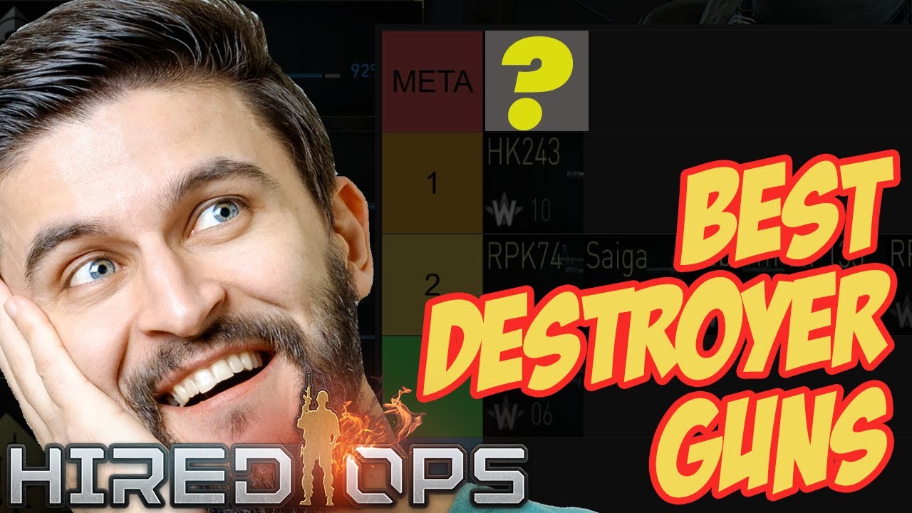Hired Ops Best Weapons Tier List | Destroyer Guns | 4/4
