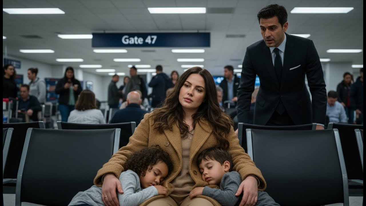 The Mafia Boss Spotted Ex-wife At Airport, Sleeping With Twins In Her arms-what he learned changed