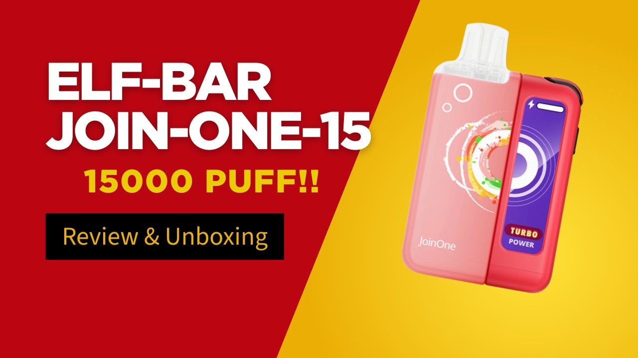 New Elf Bar JoinOne15 | Battery Life, Flavor & Design Tested
