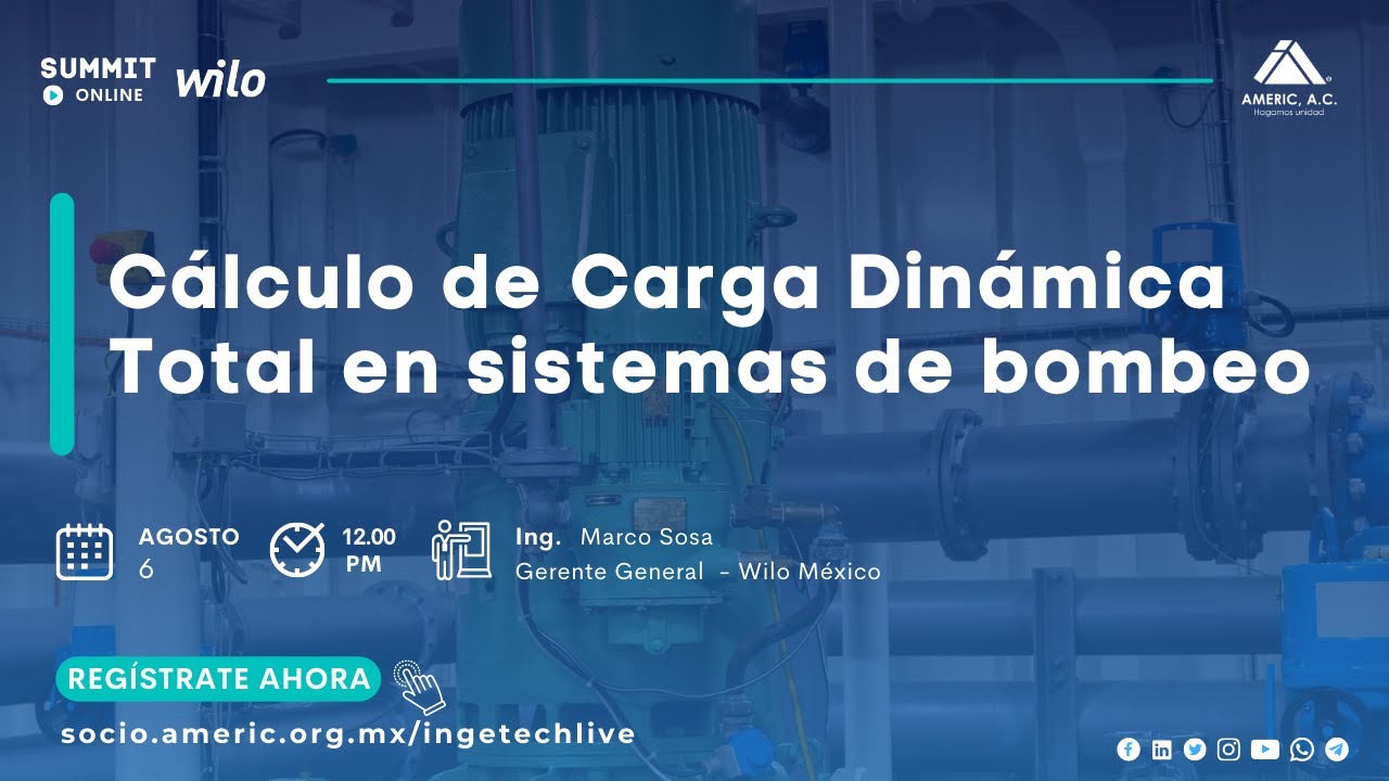 Summit Wilo | Cálculo de Carga Dinámica Total en sistemas de bombeo
