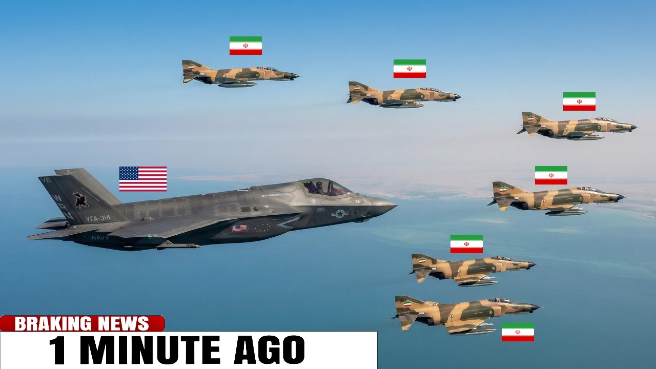 Iran Scrambled 6 Fighters to Chase an F-35 — HUGE MISTAKE