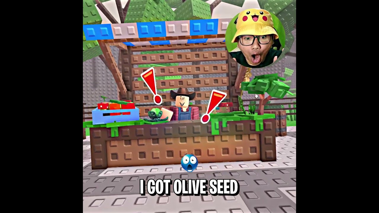 0,0001% I got OLIVE Legendary Seed at Grow a Garden 2 🤯 #roblox #robloxmemes #robloxedit