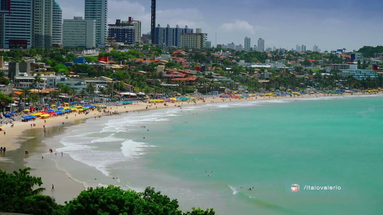 Brasil, Natal, praia Ponta Negra 4K - 27 min relaxamento - descansar - sono - demo smart tv ASMR