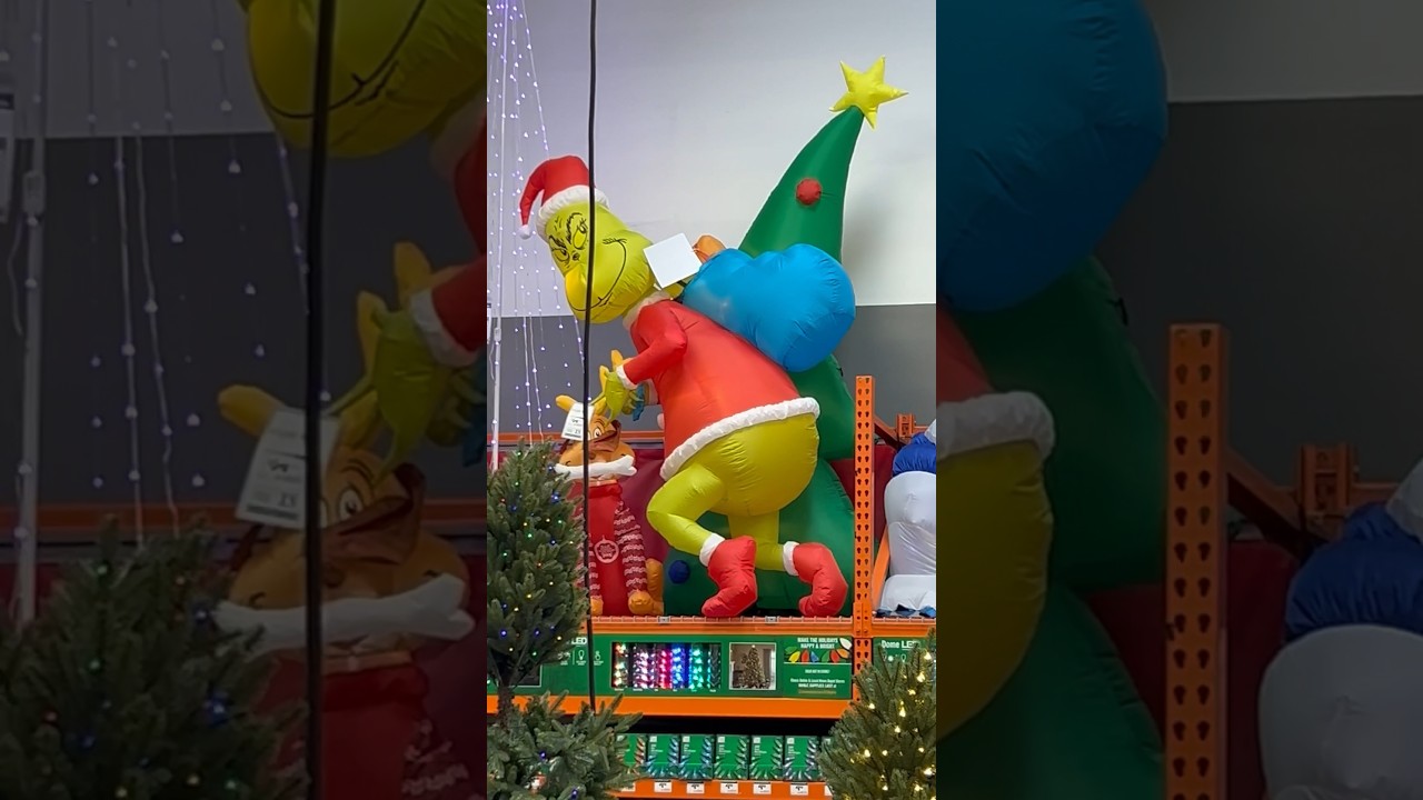 Home Depot Store Check #2: 2023 Gemmy Airblown Christmas Inflatable Display