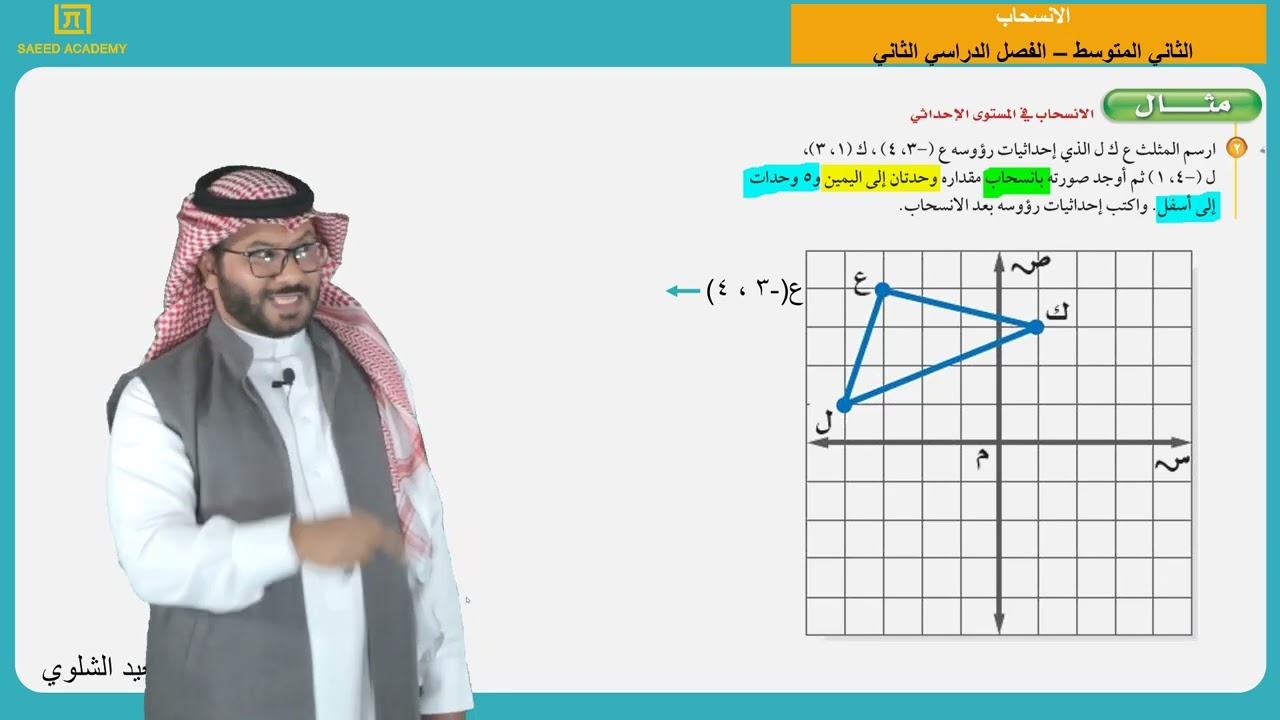 الانسحاب  -  الثاني المتوسط   -  الفصل الدراسي الثاني