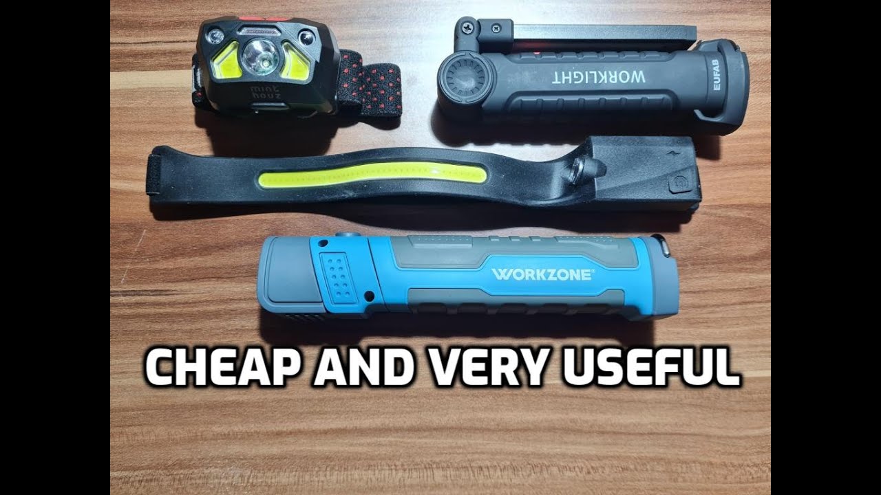 4 working LED lamps - cheap and very useful