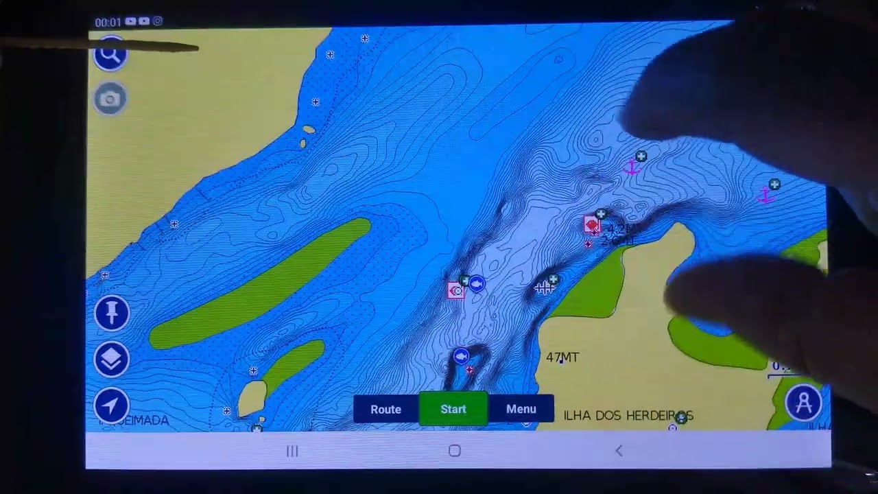 Lajes , Razos, e Po&ccedil;os maiores q  20 metros   BAIA DA BABITONGA