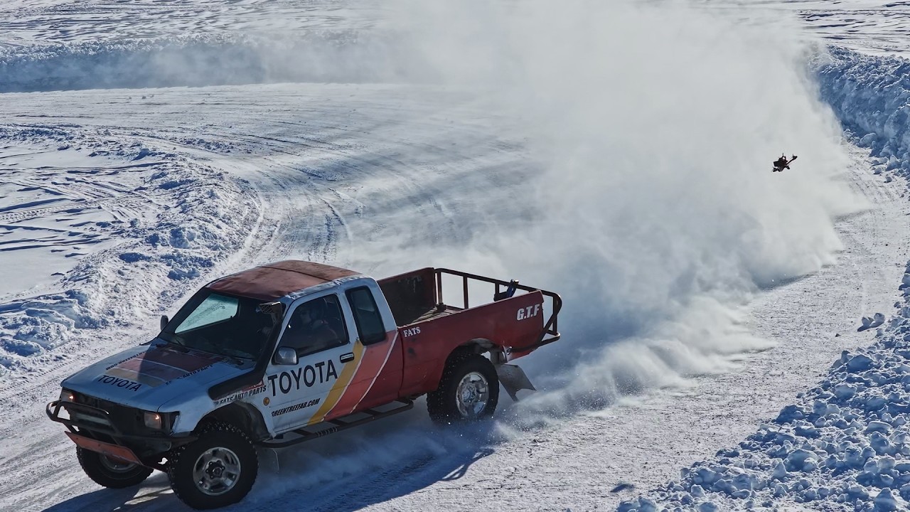 Toyota ice chase FPV