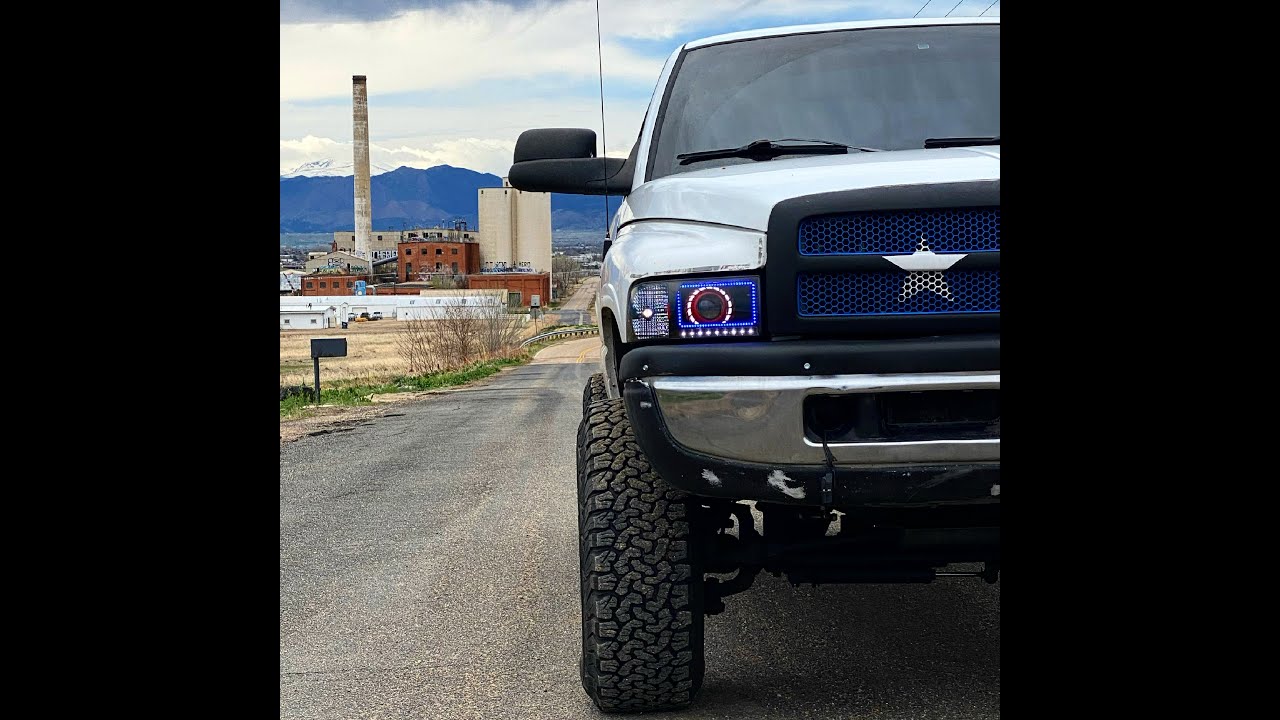 Projector retrofit headlights Dodge Ram 94-02