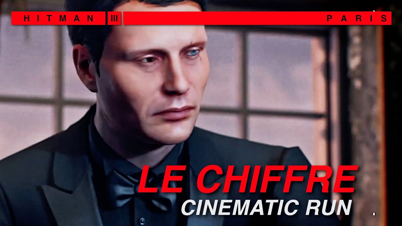 Le Chiffre ft. Mads Mikkelsen Elusive Target - Cinematic Run | HITMAN 3