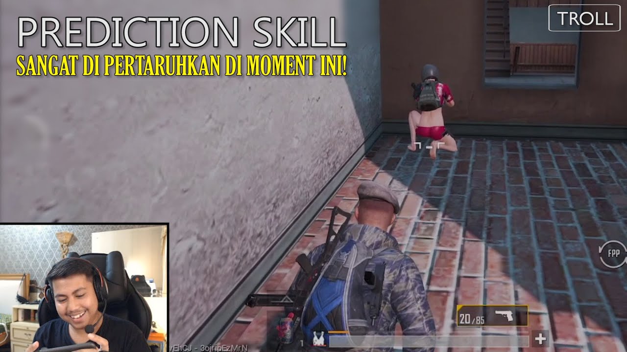 SKILL BACA STEP SANGAT DI PERTARUHKAN DI MOMENT INI! TROLLING NOOBS PUBG Mobile