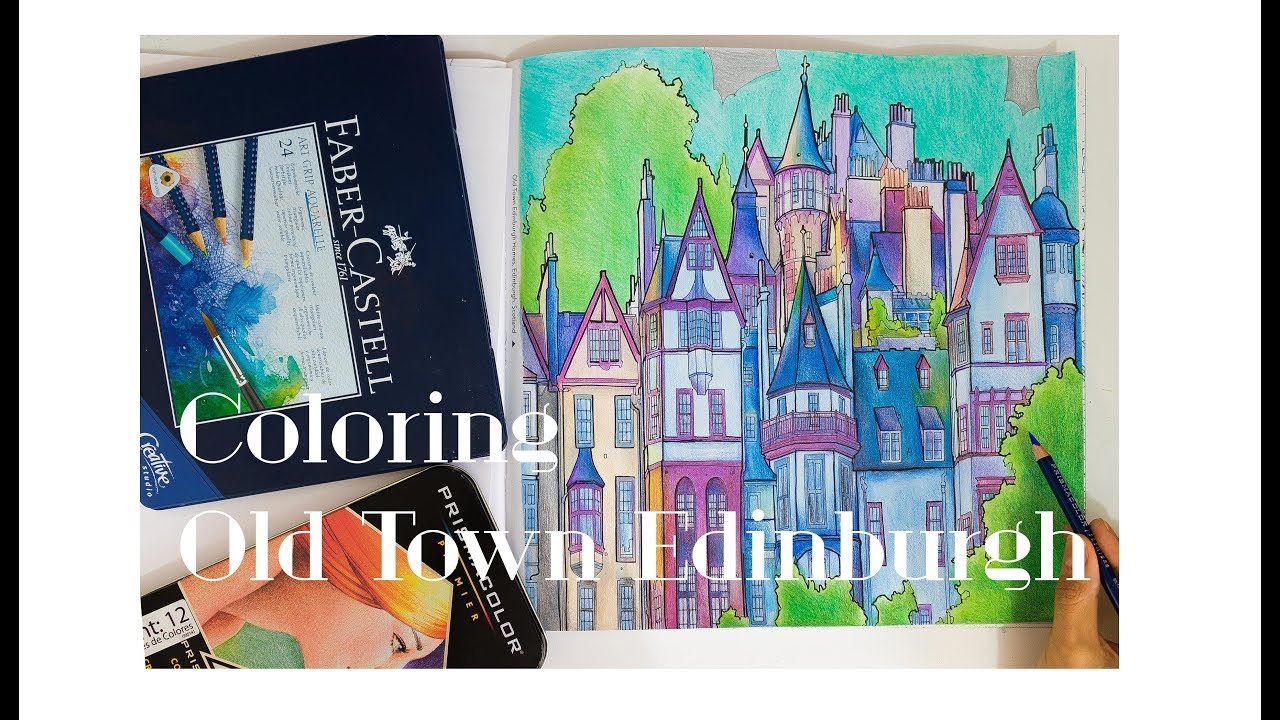 Coloring - Fantastic Structures: Edinburgh Homes