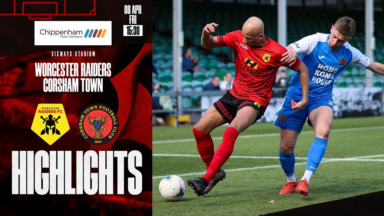 Worcester Raiders FC 2 V 3 Corsham Town FC - Hellenic Premier Match Highlights