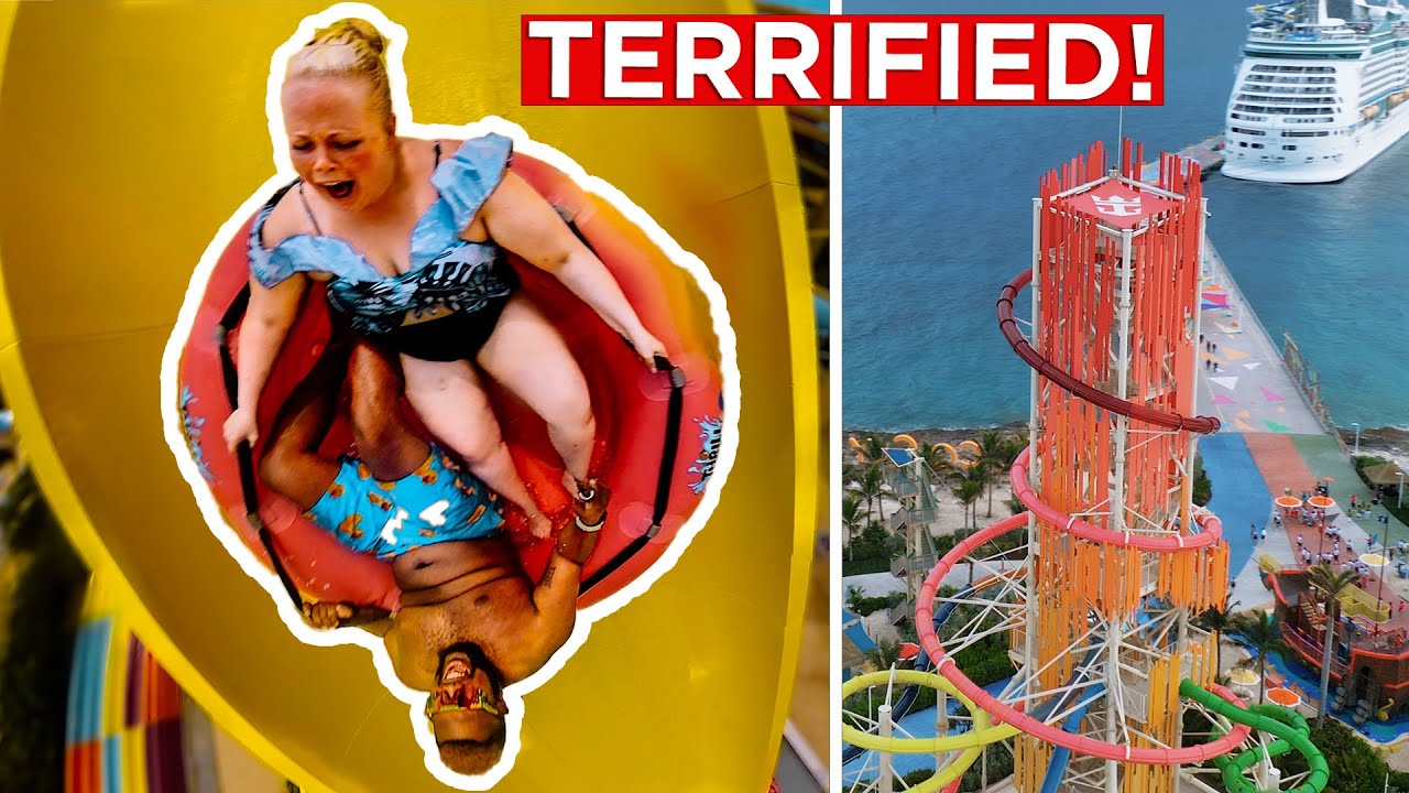 CocoCay BEST THRILLING Water Slide | Adventure of The Seas