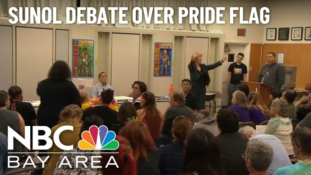 Sunol school board votes against display of Pride flags, sparks heated debate
