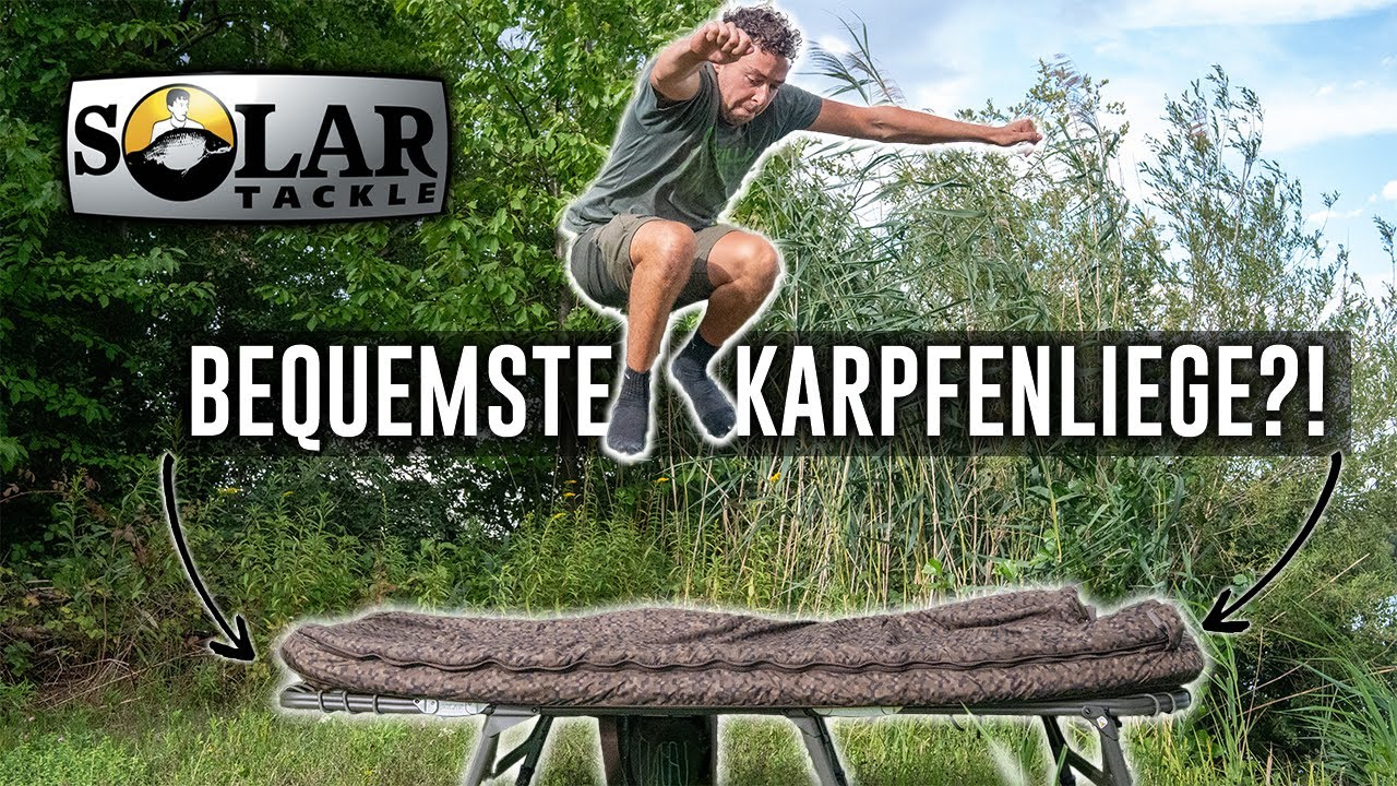 Die BESTE Karpfenliege auf dem Markt?! Solar's MKII Sleep System im Portrait