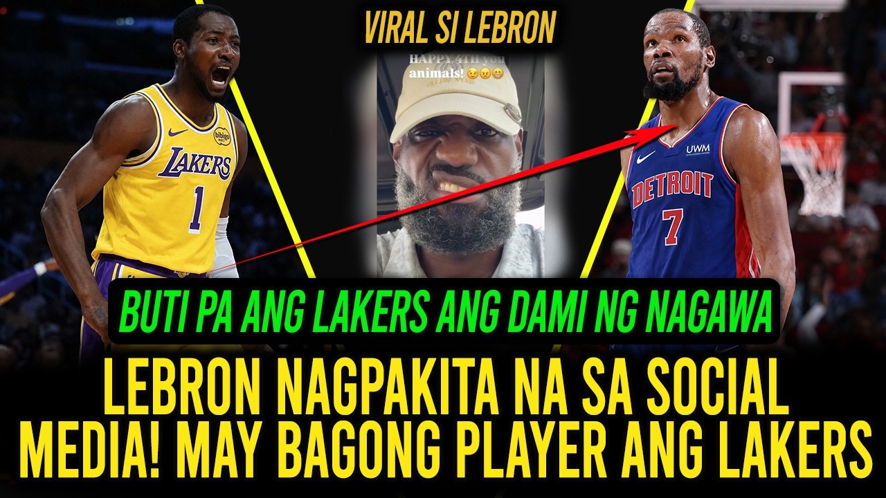 Lakers NAGHAHAKOT ulit may NAPAPIRMA! Durant MUNTIK NA MA TRADE sa Pistons! NAGPAKITA na si Lebron!