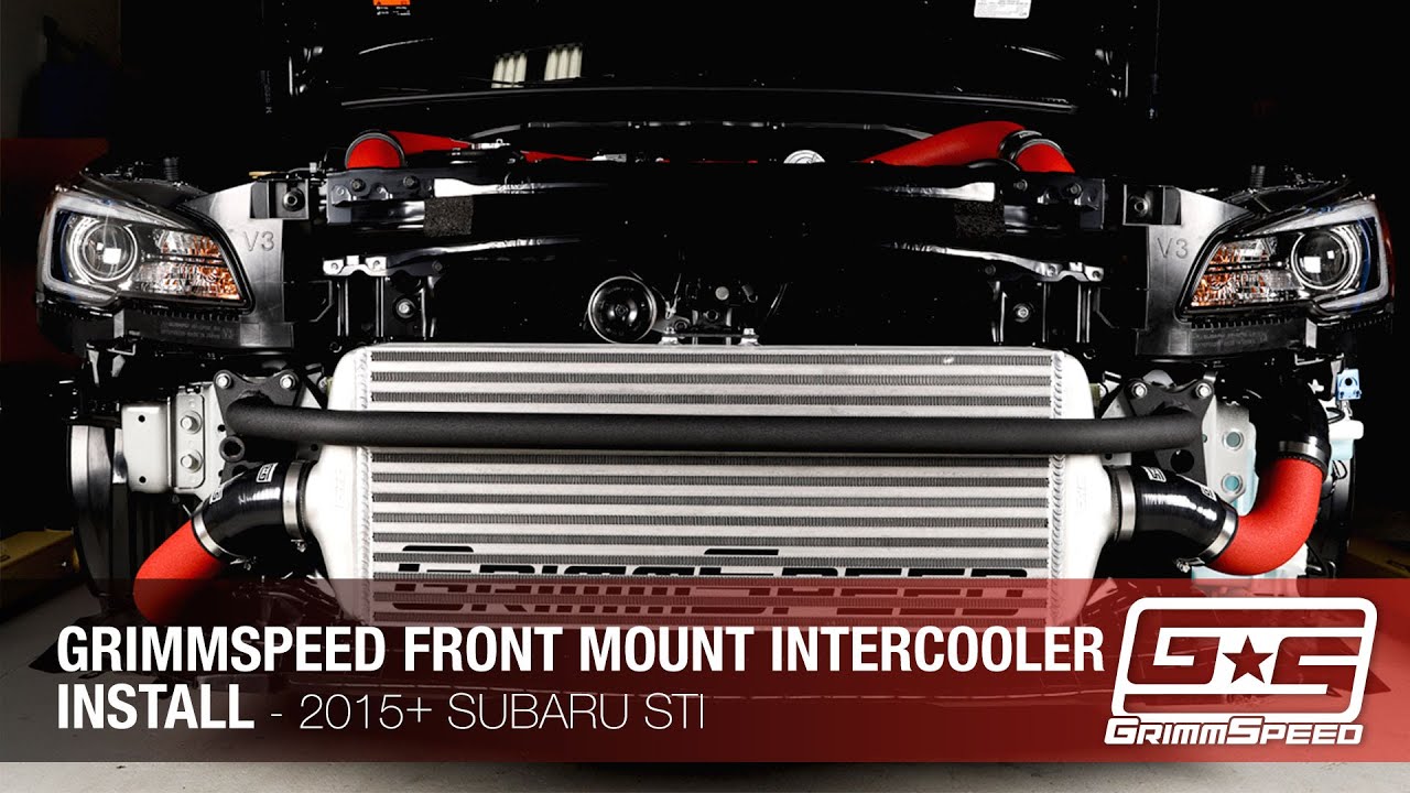Установка интеркулера GrimmSpeed ​​Front Mount - Subaru STI 2015+