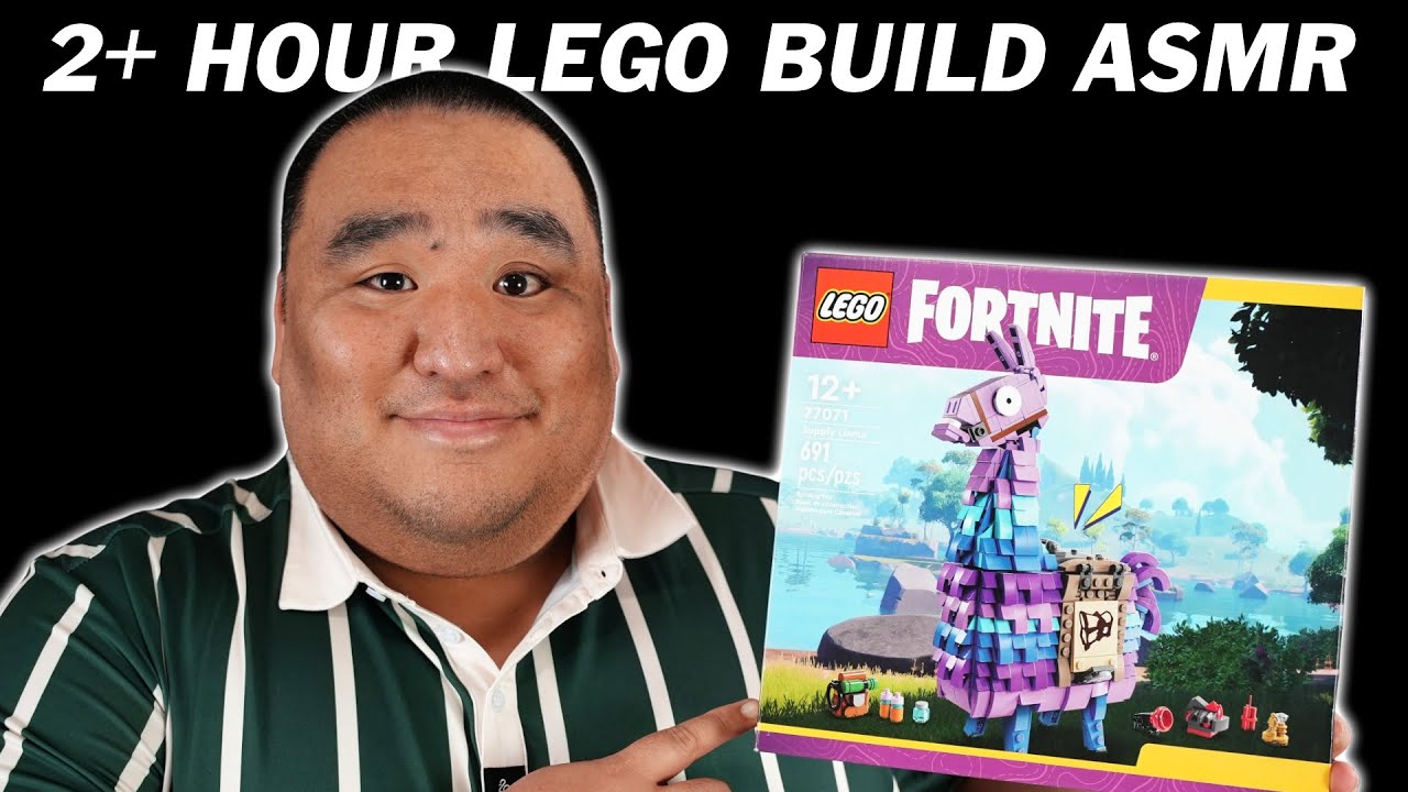 ASMR LEGO Build - Fortnite Llama - 2+ Hour, High Sensitivity (Episode 1)