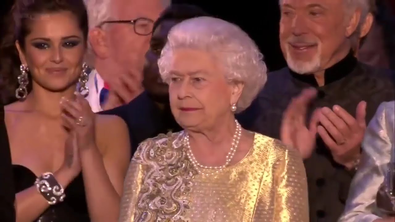 Ein Rückblick: The Queen's Diamond Jubilee Concert finale & speech   4th June 2012