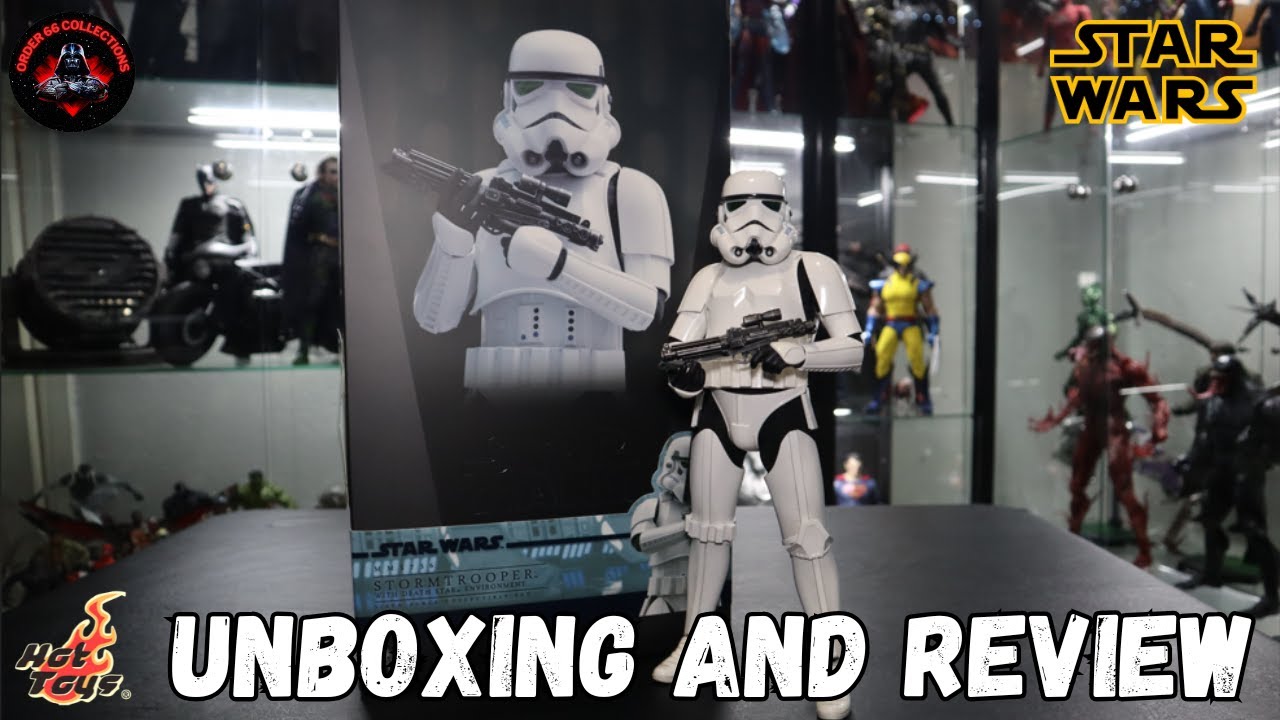 Распаковка и обзор фигурки штурмовика Hot Toys со Звездой Смерти