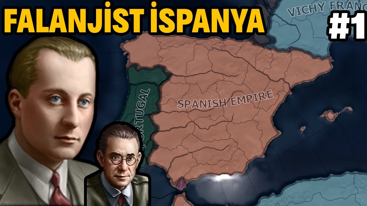 Фалангистская Испания | Hearts of Iron IV — Ванильная фашистская Испания #1