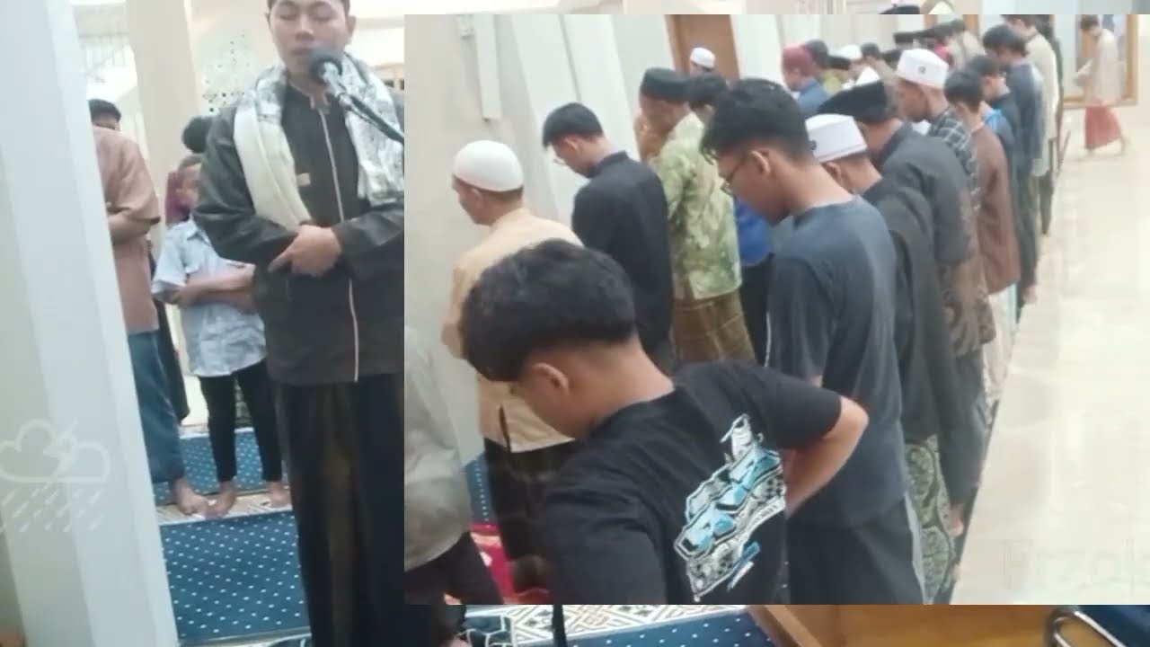 Tarawih ke 7 . Shalat tarawih masih semangat full . NU version . klaten jateng ....