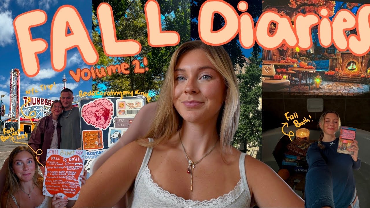 Fall diaries 🍂🏙️⎮NYC trip, redecorating my kindle, fall prep, fall bucket list + more!