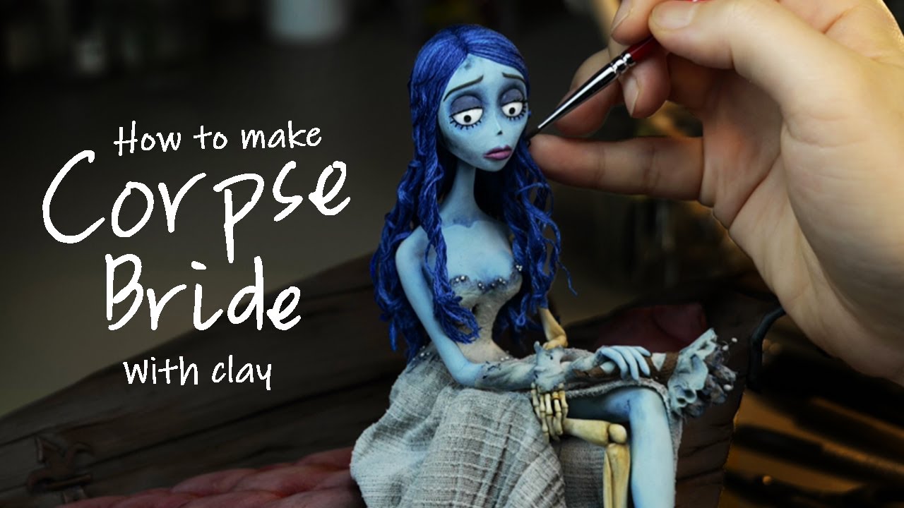 Making Corpse Bride Diorama With Clay