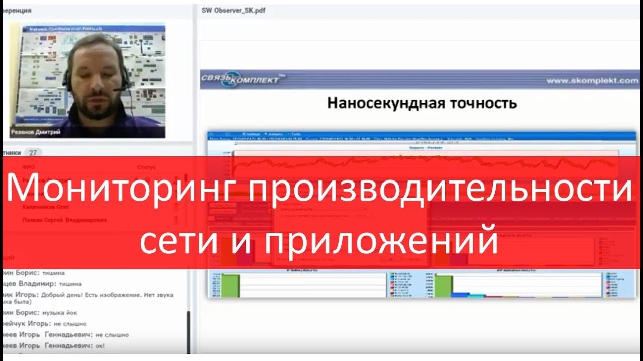 Мониторинг производительности сети и приложений в компаниях малого и среднего бизнеса.